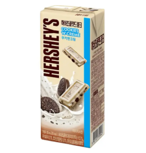 Hershey's Cookies N' Creme Milkshake Korea Import 7.95oz 12ct